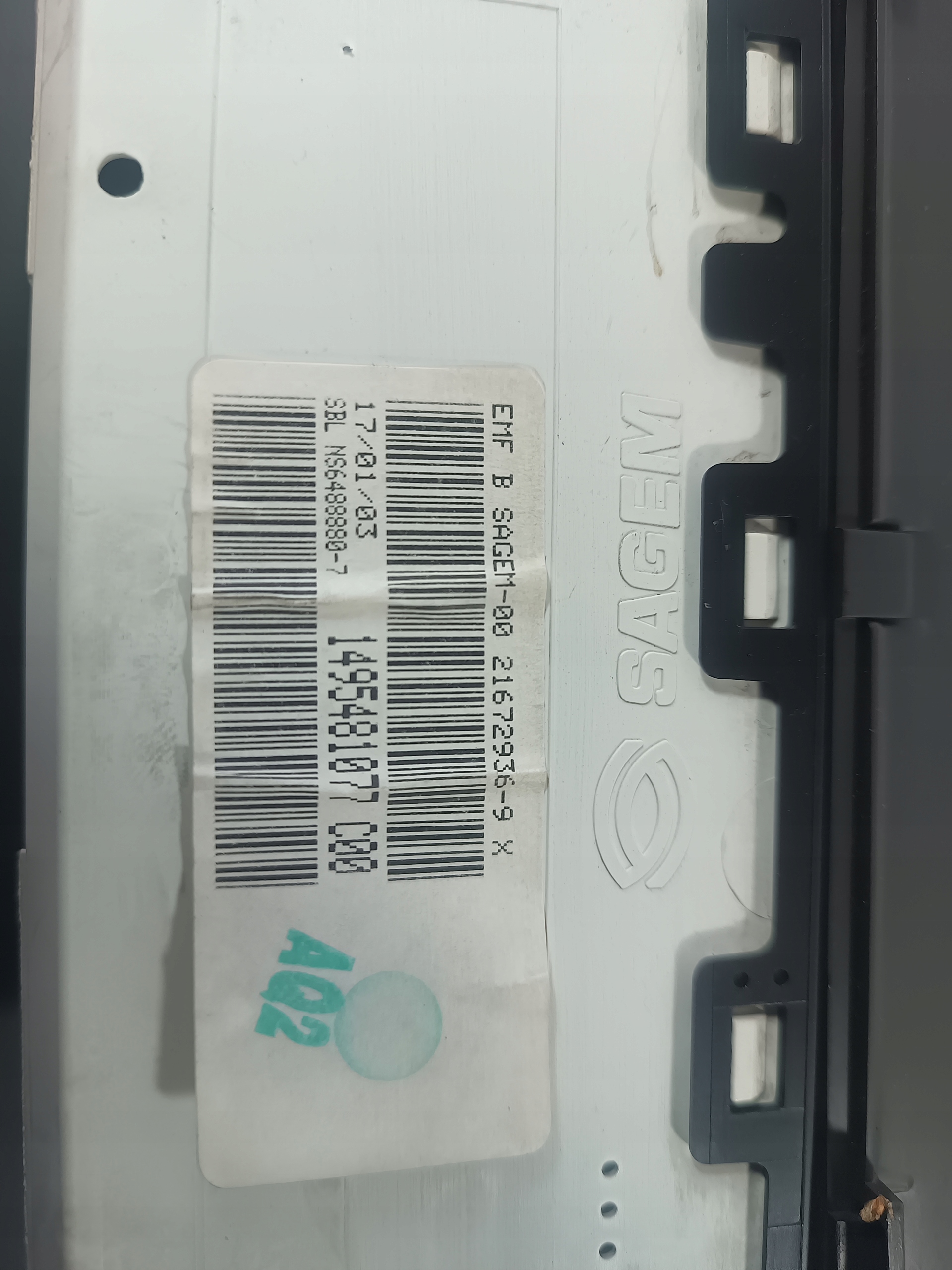 Citroen C8 02-08 EKRAN display RADIA OE 1495481077