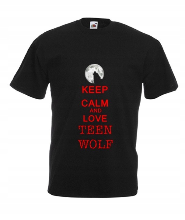 

Męska Koszulka Wzory Teen Wolf Wilkołak Wilk