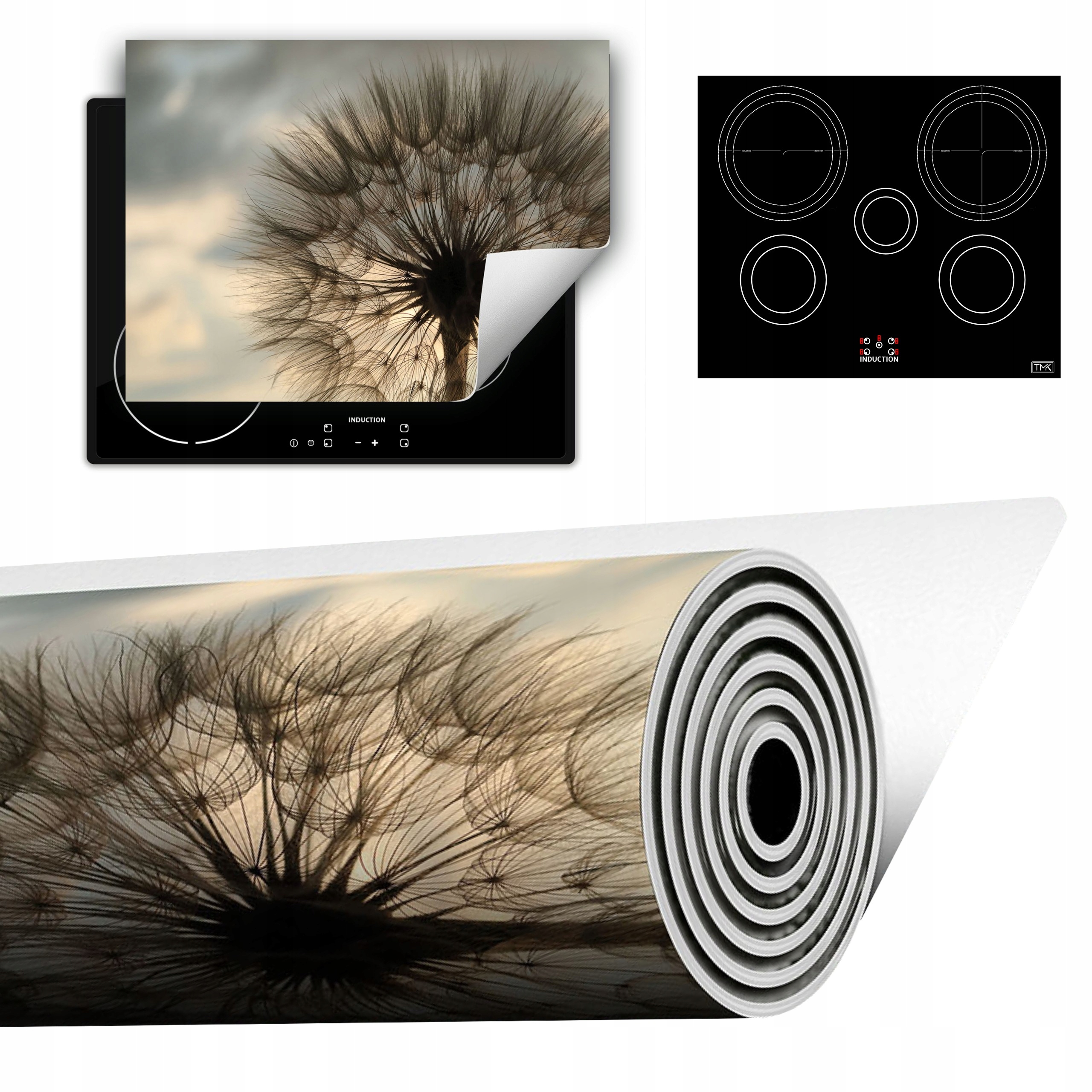 Vinylová Podložka Do Kuchyně Více Místa 70x52 květ