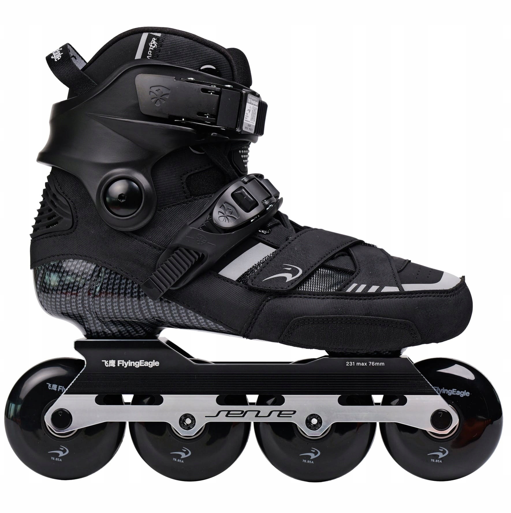 Rolki profesjonalne Flying Eagle Raptor czarne 38