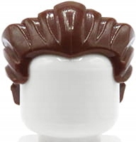 

Lego włosy figurki męskie, brązowe 64798