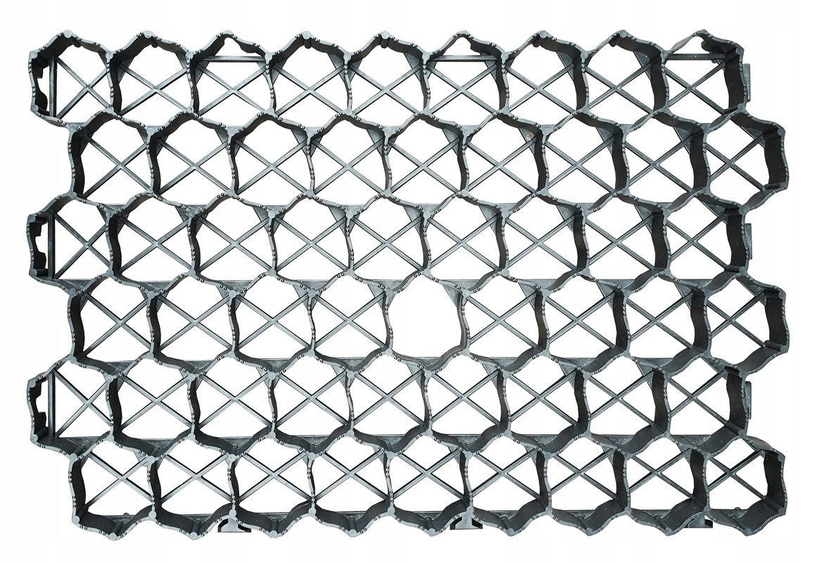 

Kratka trawnikowa czarna Meba wys. 4 60x40 cm