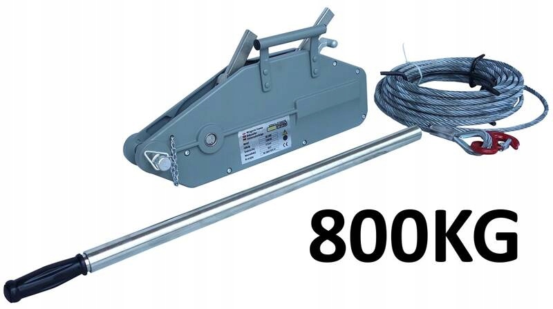 WCIĄGARKA LINOWA UNIWERSALNA 800KG 0,8T 20M VIBER-SYSTEM WL800