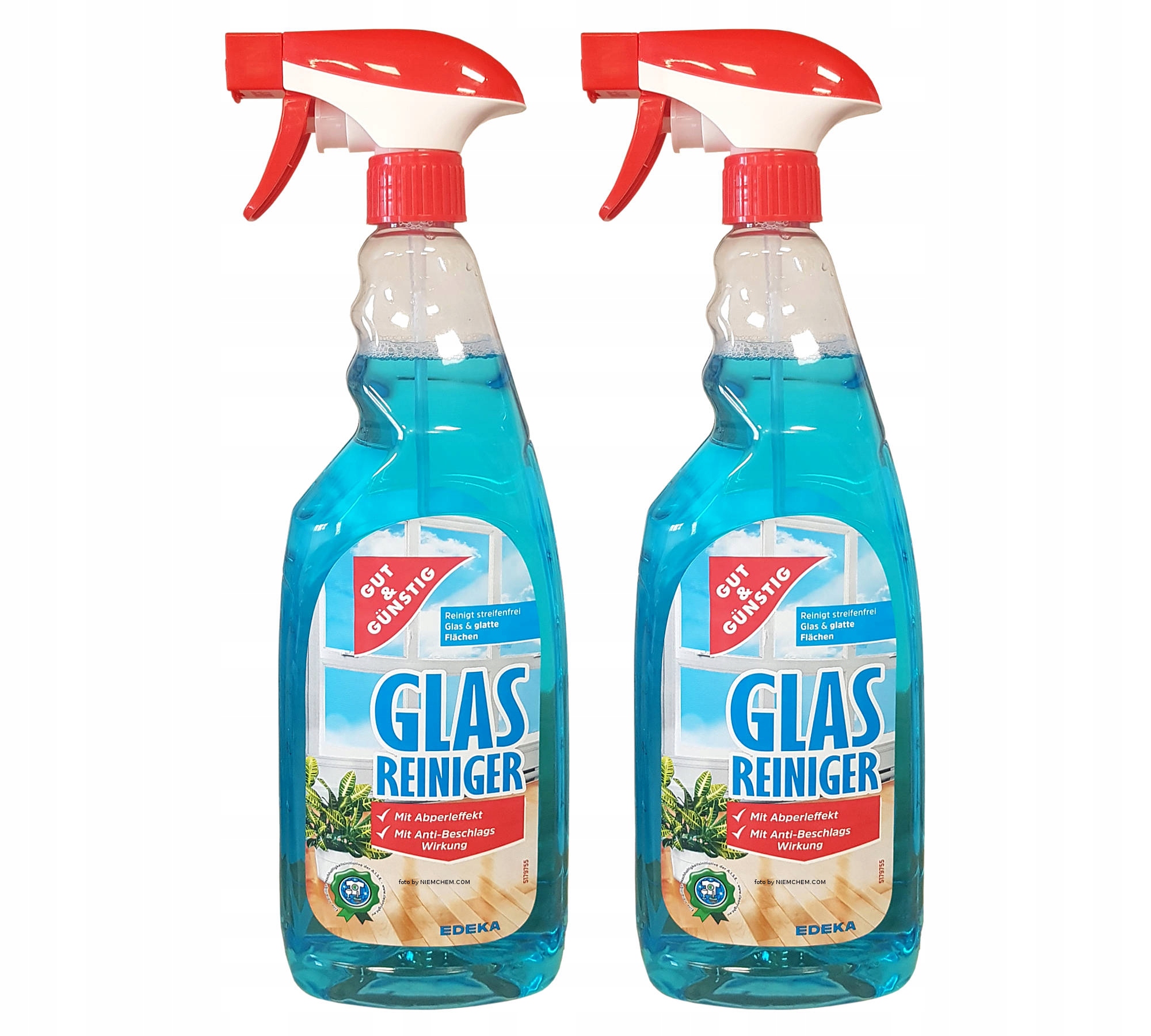 

Gg Płyn do Mycia Szyb Luster Okien 2 x 1L = 2L De
