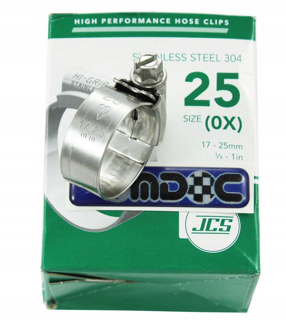 Hi-grip Jcs Obejma 17-25mm opaska nierdzewna 304