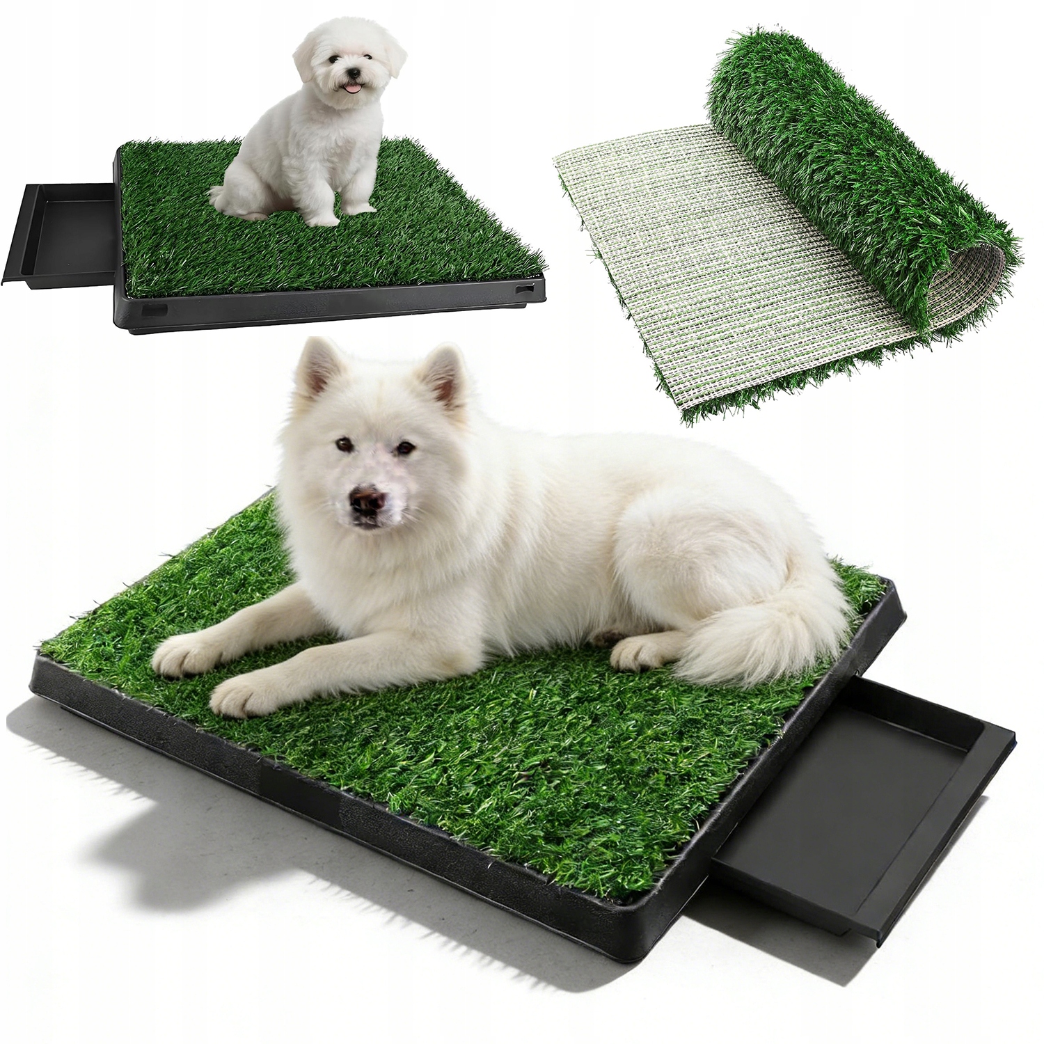 Levně Toalety Pro Psa 63 X 50 CM S Trávníkem Pro Balkony A Území