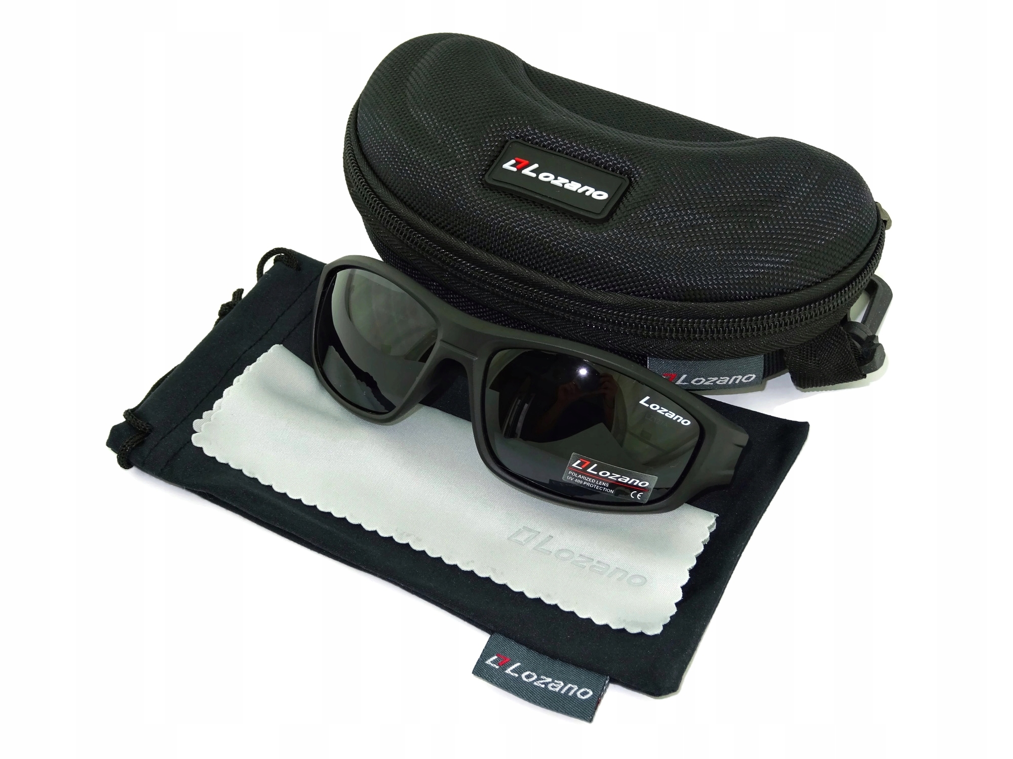 Černé sluneční brýle pro rybáře Polarizace Sada na černé ryby Uv