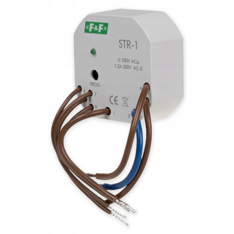 Sterownik DOPUSZKOWY do rolet 230V F&F STR-1