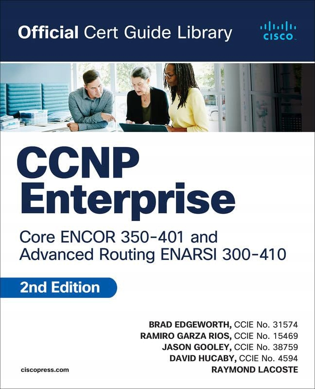 CCNP ENTERPRISE CORE ENCOR 350-401+ADV - Brad Edgeworth (KSIĄŻKA)