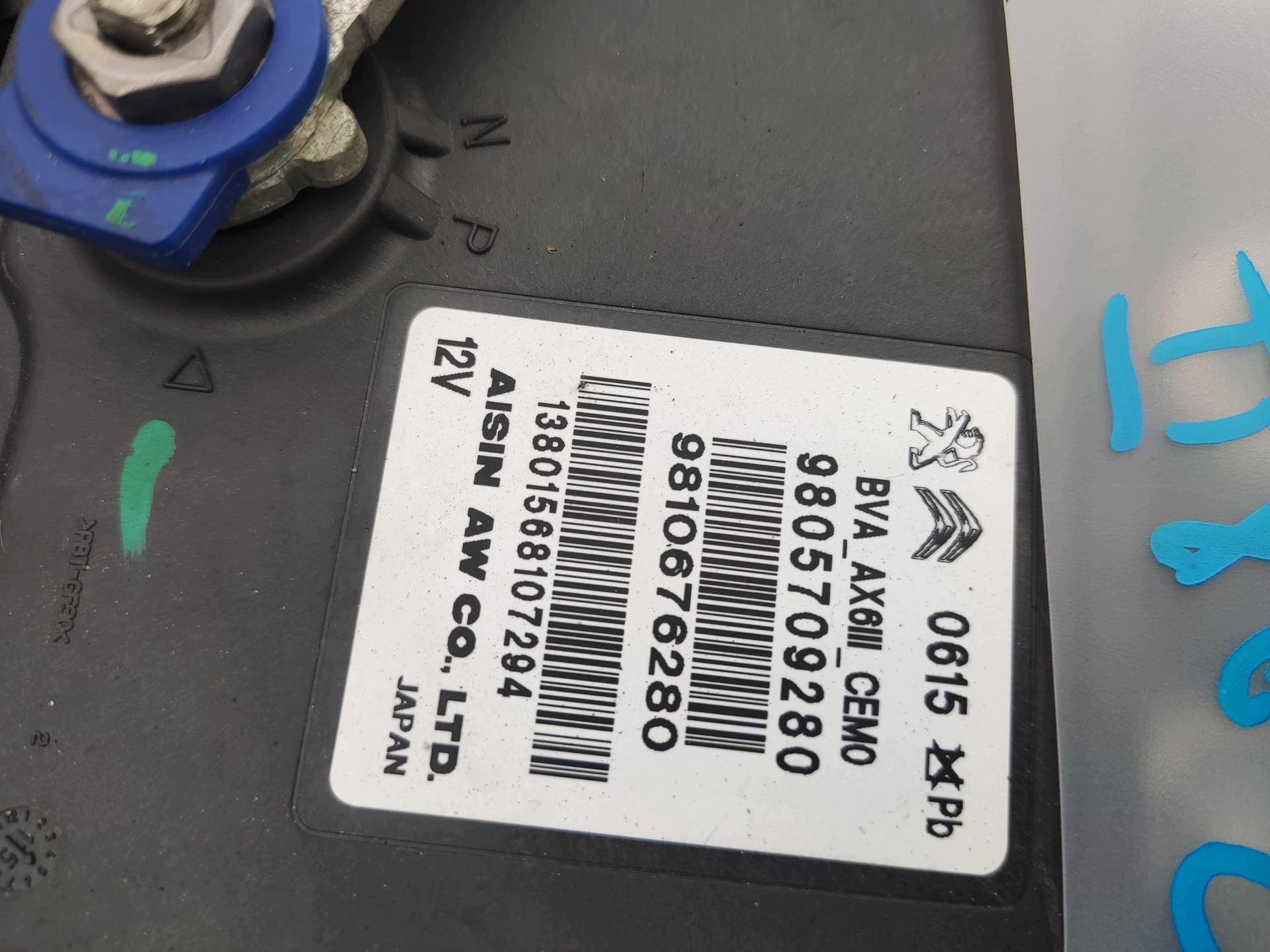 gearbox, automatic PEUGEOT 308 II T9 1.6 E-HDI 2013-2017 20GE23
