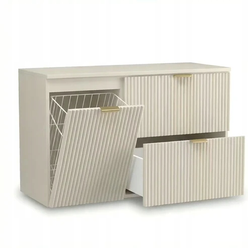 Skříňka pod umyvadlo s košem na prádlo 100 cm Kašmír Willy