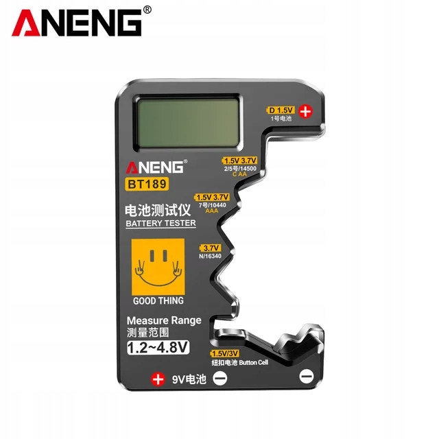 ANENG BT189 CYFROWY TESTER MIERNIK BATERII LCD