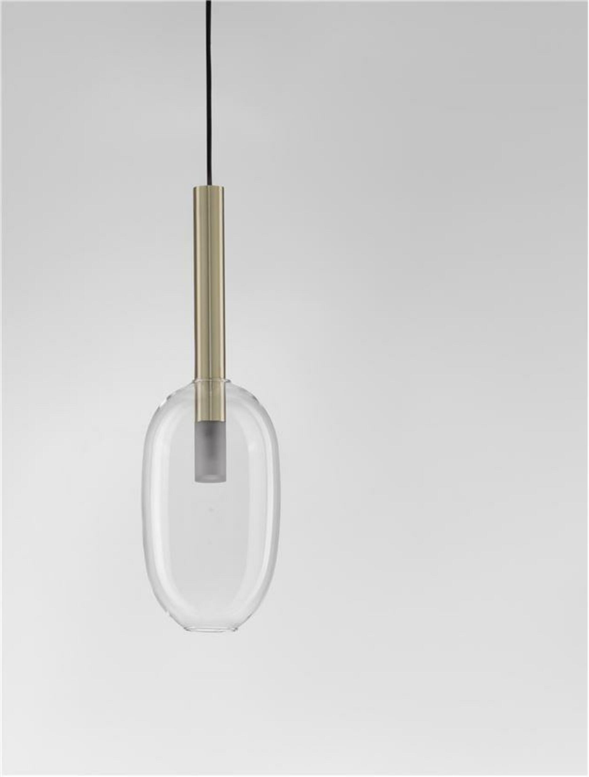 Nova Luce závesné svietidlo Amelia zlatá a číre sklo G9 1x5W 230V IP20 bez ž