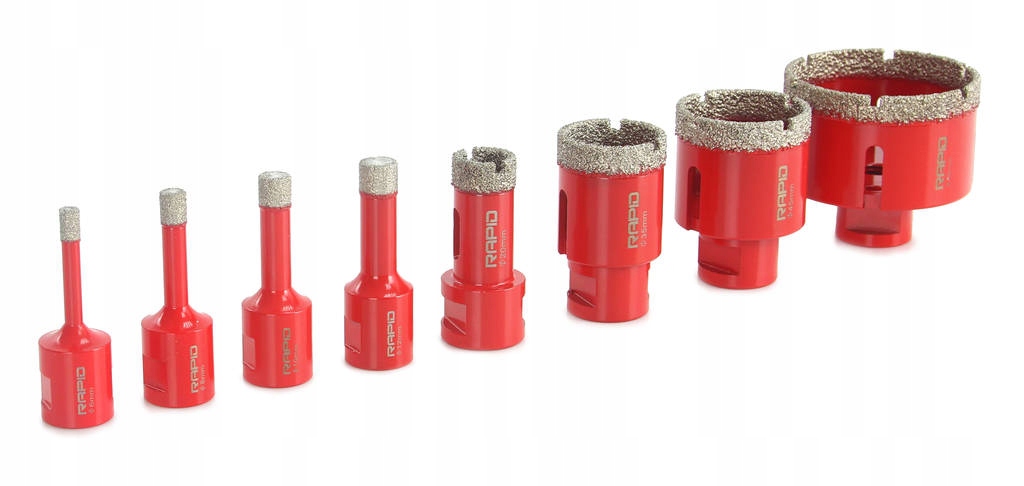 OTWORNICE DIAMENTOWE WIERTŁO WOLFRAMOWE PŁYTEK M14 Marka Rapid