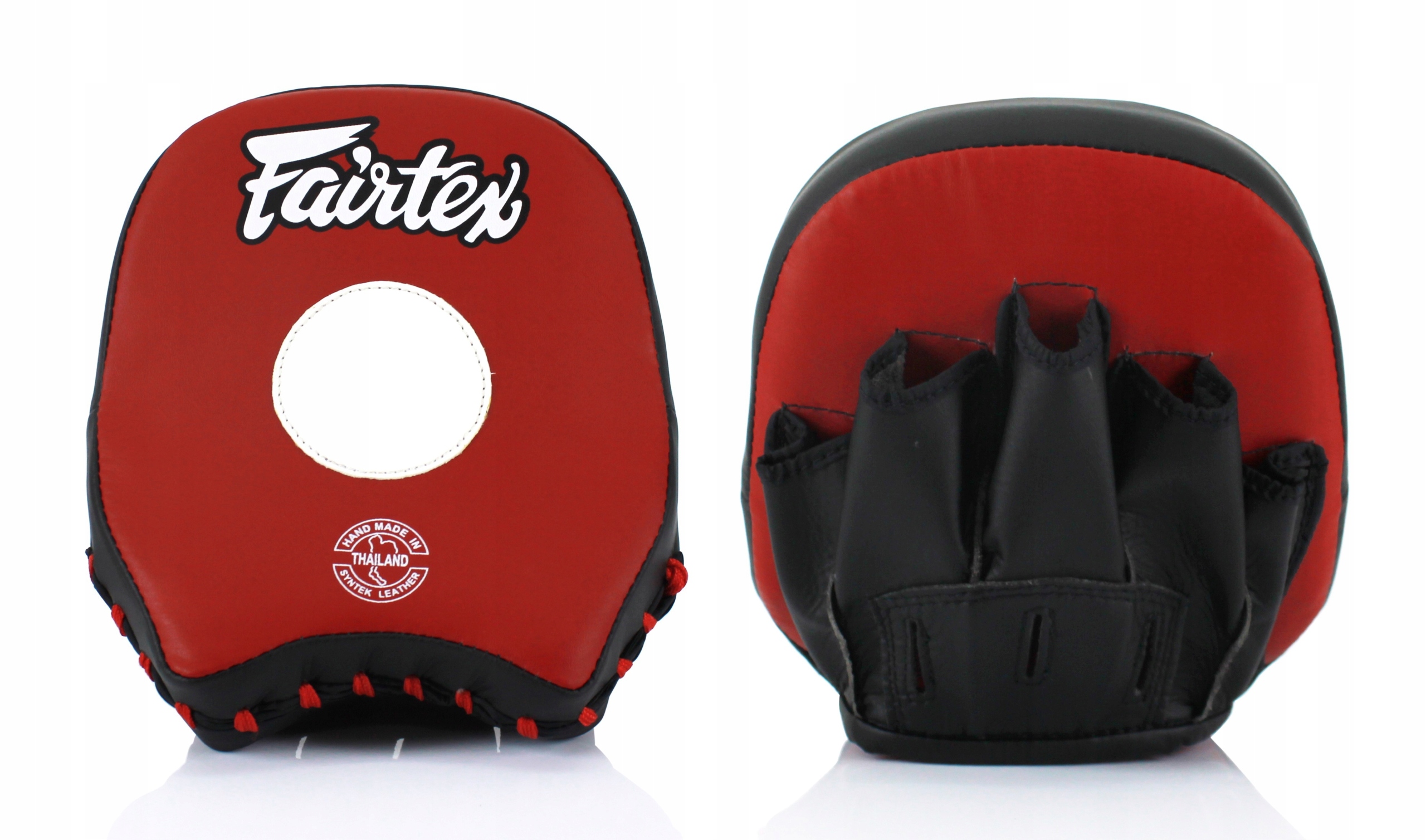 Fairtex Boxerské kotouče FMV14 černé/červené