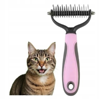Levně Zastřihovač Pro Psy A Kočky Velikost L, Oboustranný, Široký, Pečující Hřeben