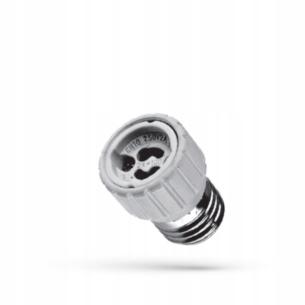 

Przejściówka adapter gniazda żarówki E-27 na GU10