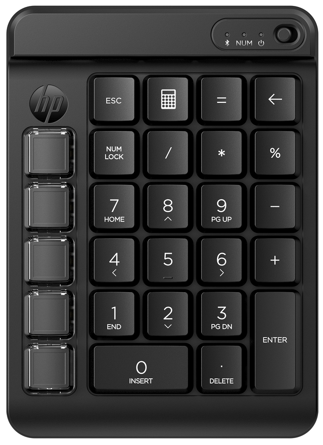 Bezdrátová numerická klávesnice Hp 430 programovatelná přes Bluetooth 7N7C2AA
