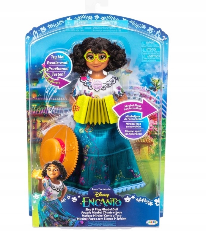 

Disney Encanto Lalka Mirabel śpiewająca 26CM Jakks