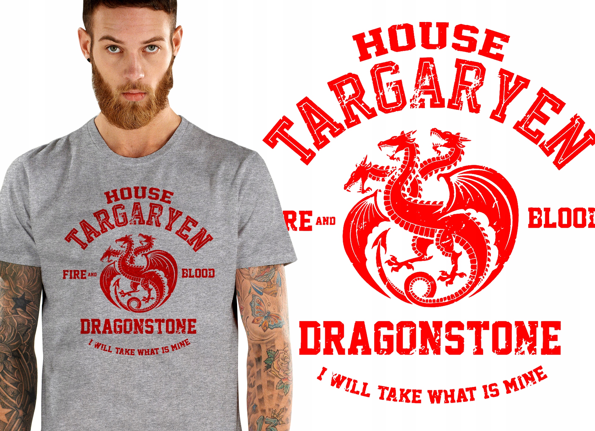 

Gra O Tron Game Of Throne Got Koszulka Męska M