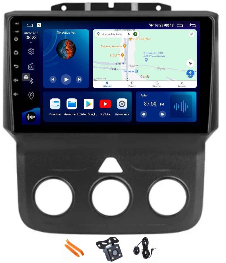 Rádio Android Navigácia Qled Carplay Lte Gps Dsp 256GB Dodge Ram 4 13-19