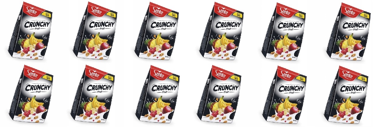 Levně 12 x 350 g Sante Fruit Crunchy ovocné Karton