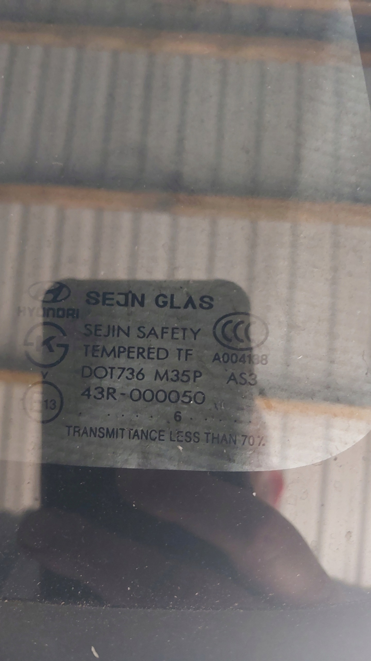 HYUNDAI TUCSON and 04-10 window bodywork left rear part left rear