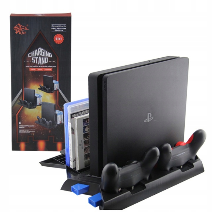 

Podstawka Chłodząca Ładowarka PS4 Slim Pro 14 Gier