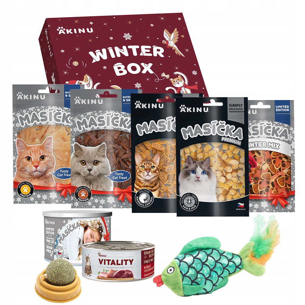 Levně Akinu Winter Box Masíčka Premium pro kočky