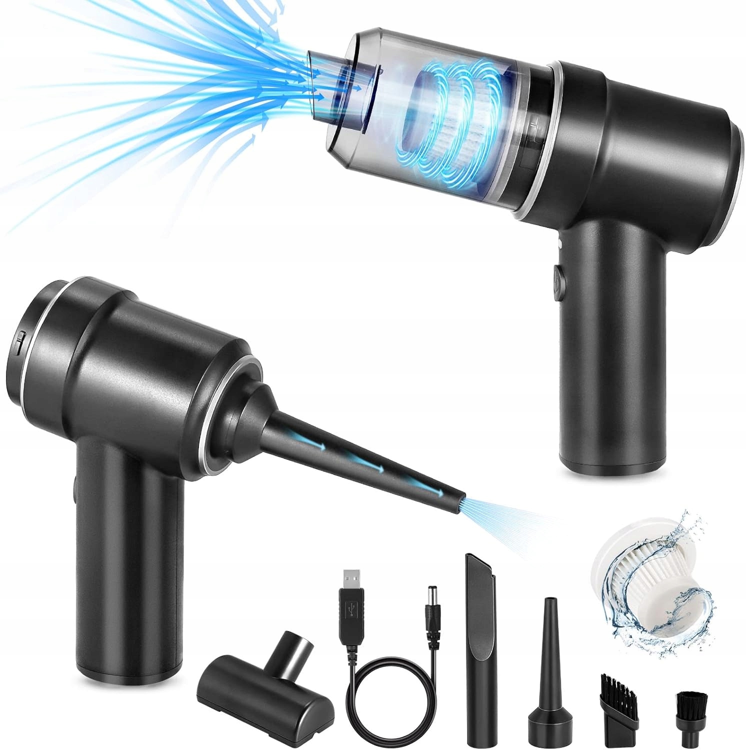 Vysavač 3 W 1 9000PA Hepa Usb 4000MAH Dom Auto
