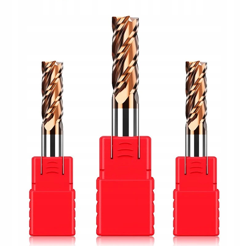 Frez węglikowy fi 4 mm 55 HRC vhm węglik 4,0 mm 4-pióra 4F 4P czteropiórowy