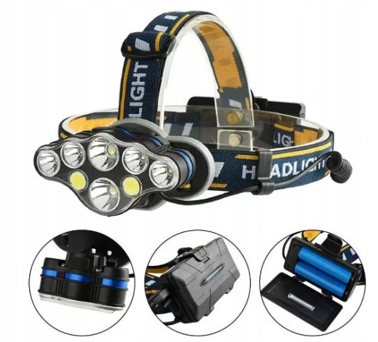 LATARKA CZOŁOWA CZOŁÓWKA 7 LED AKUMULATOR USB Kod producenta CZOŁÓWKA LATARKA CZOŁOWA