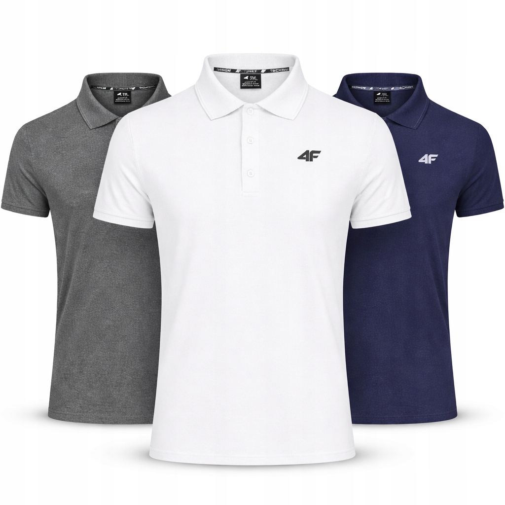 Pánská Polokošile 4F Sportovní Komplet, Sada 3 Kusů, 3XL M0770 SS26