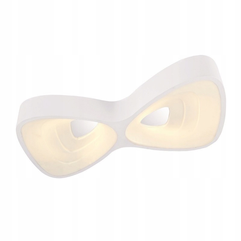 Led Stropní Lampa Ozcan 5566-2 L, Moderní Bílá S Přídavkem Chromu