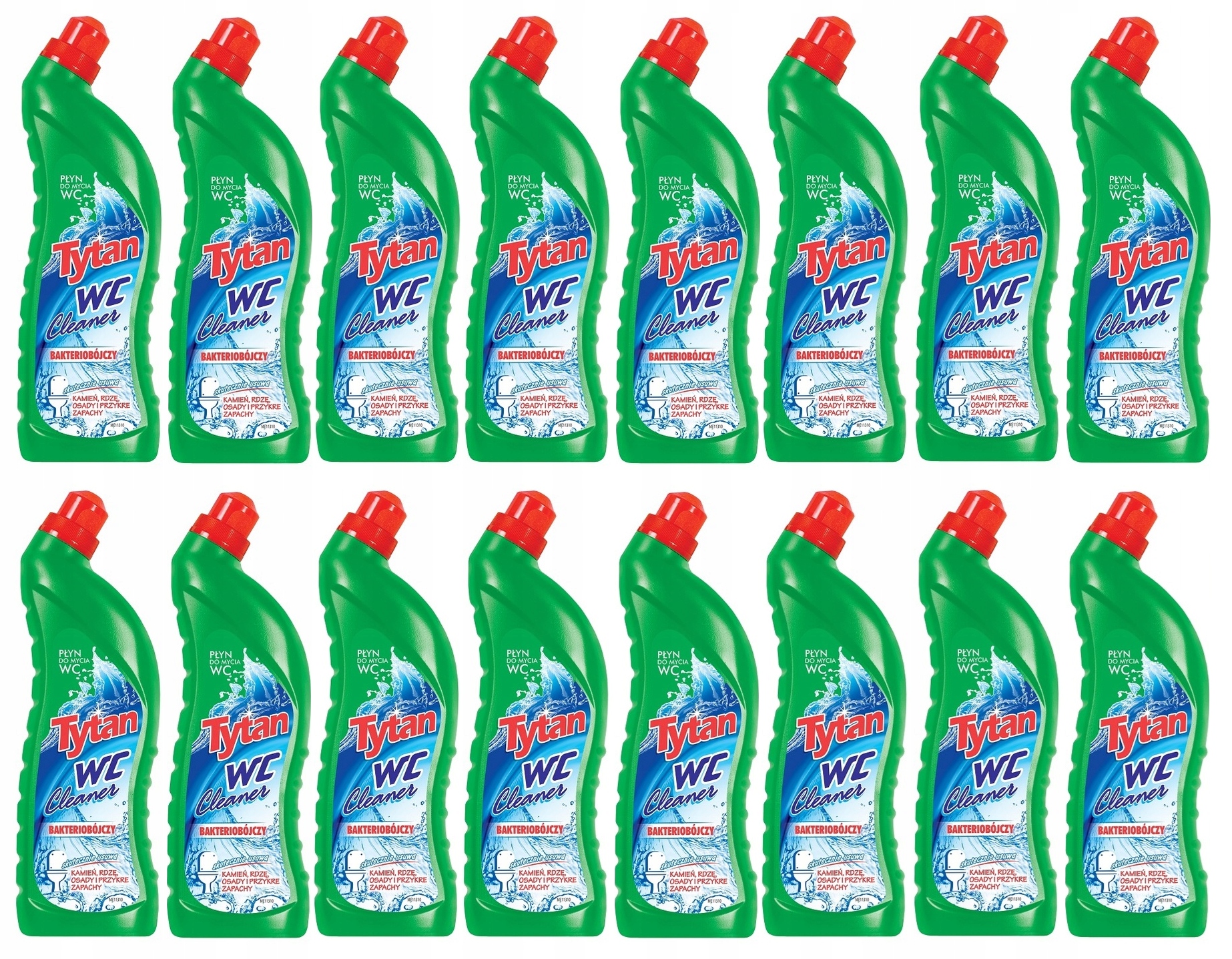 Levně 16xTYTAN Čistící Prostředek Na Wc Zelený 700g Karton