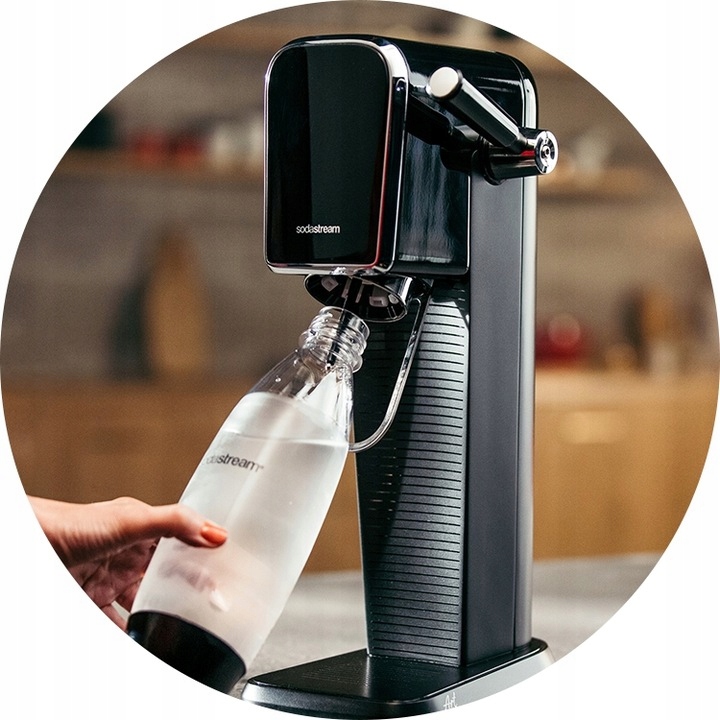 SATURATOR DO WODY GAZOWANEJ SODASTREAM ART CZARNY SATURATOR ZESTAW Pojemność 1000 ml