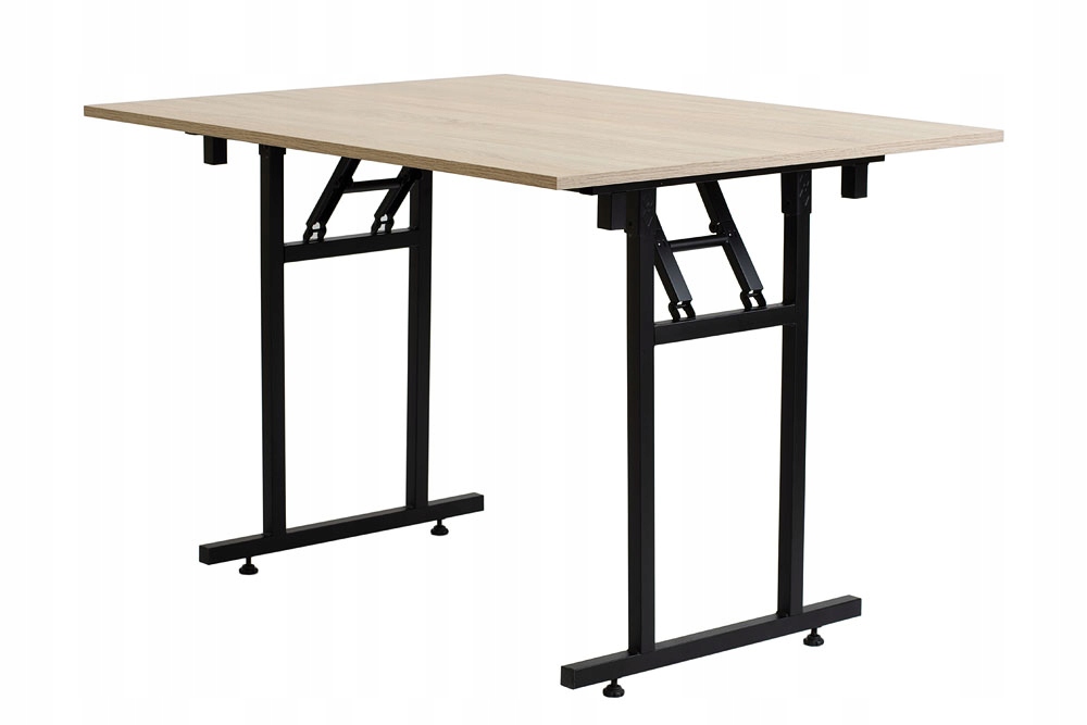 STÓŁ BANKIETOWY ROZKŁADANY SKŁADANY KONFERENCYJNY 120x80x1,8cm T dąb sonoma Wysokość produktu 78 cm