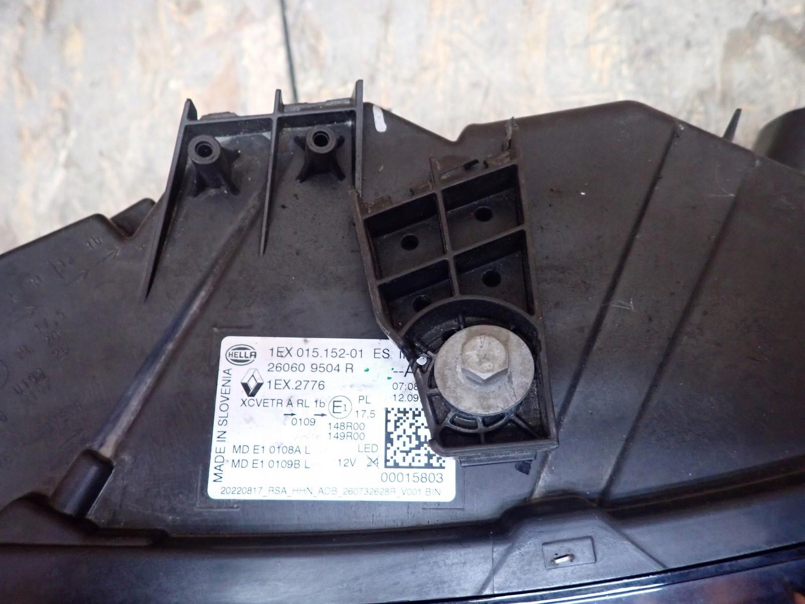 REFLEKTOR left light left FULL LED RENAULT AUSTRAL 2022- 260609504R