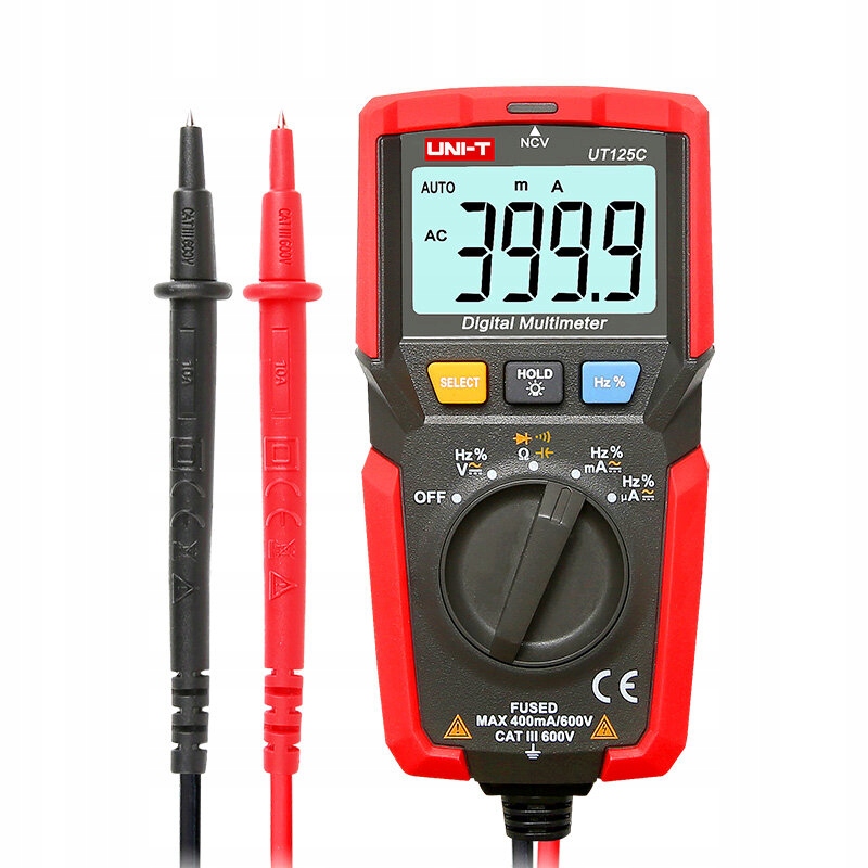 Miernik kieszonkowy uniwersalny UT125C Uni-T