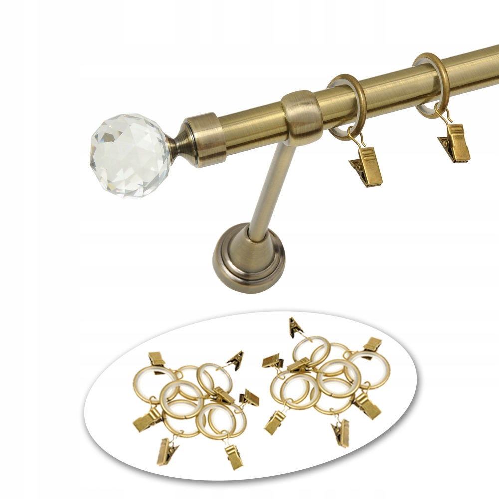 

Karnisz solidny duży wybór zakończeń 190 Solid Max