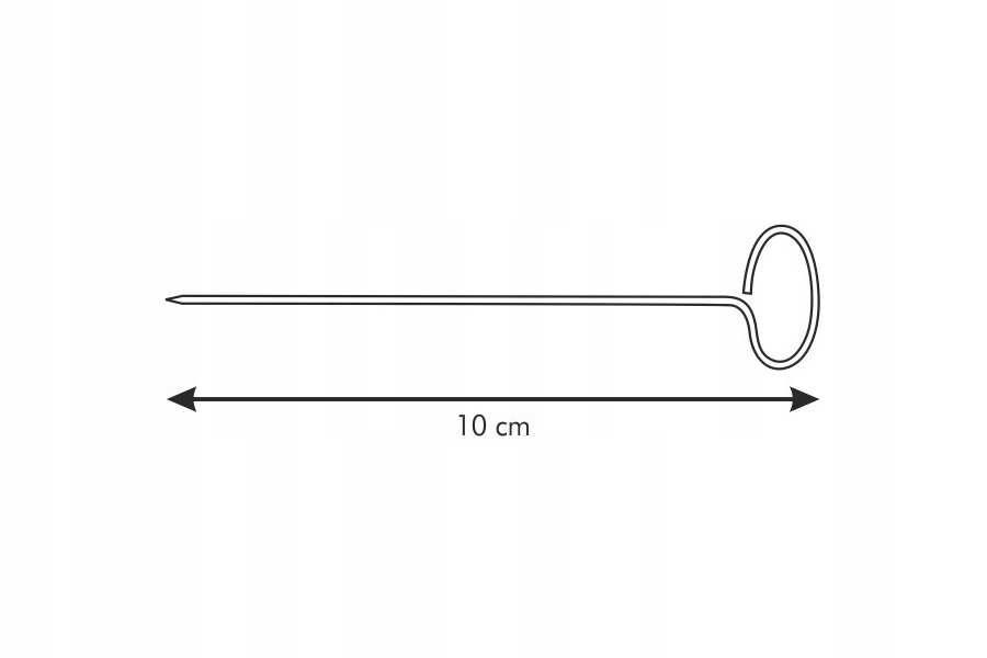 TESCOMA SZPIKULEC DO ZRAZÓW ROLADEK SZASZŁYKÓW 10 SZT 10 CM Kod producenta 420570
