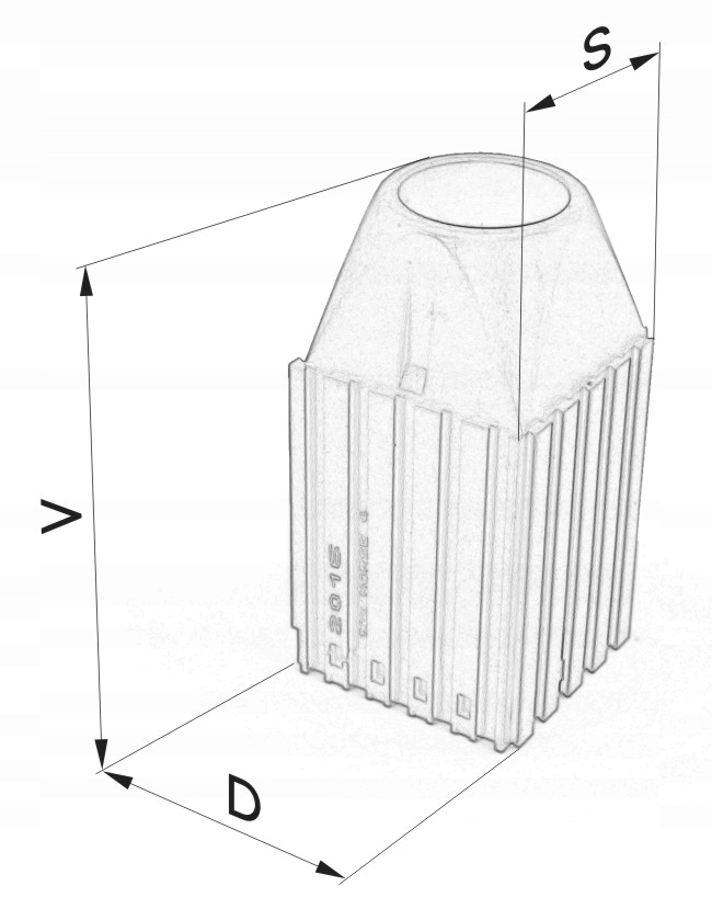 STOJAK NA OPRAWKI ZE STOŻKIEM MORSE MK3 PLASTIK Marka Darmet