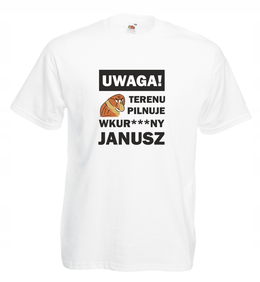 

Koszulka męska Janusz Pilnuje Terenu S