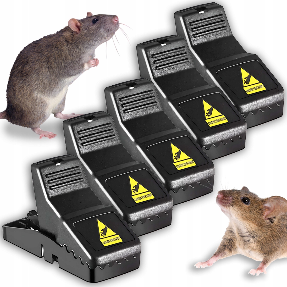 

5x Myszołapka Pułapka Łapka Na Myszy Gilotyna