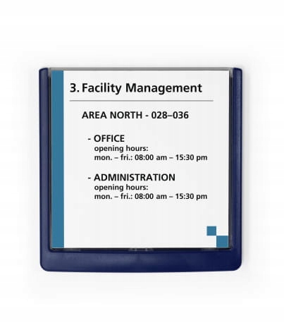 Tabliczka Przydrzwiowa Click Sign 149x148 Durable Marka Durable