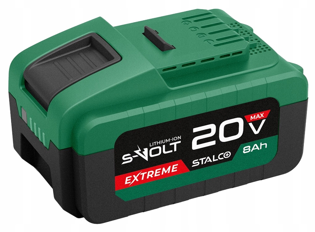 AKUMULATORY x 2 szt 8Ah 20V + ładowarka podwójna DUO system S-VOLT Kod producenta S-97392