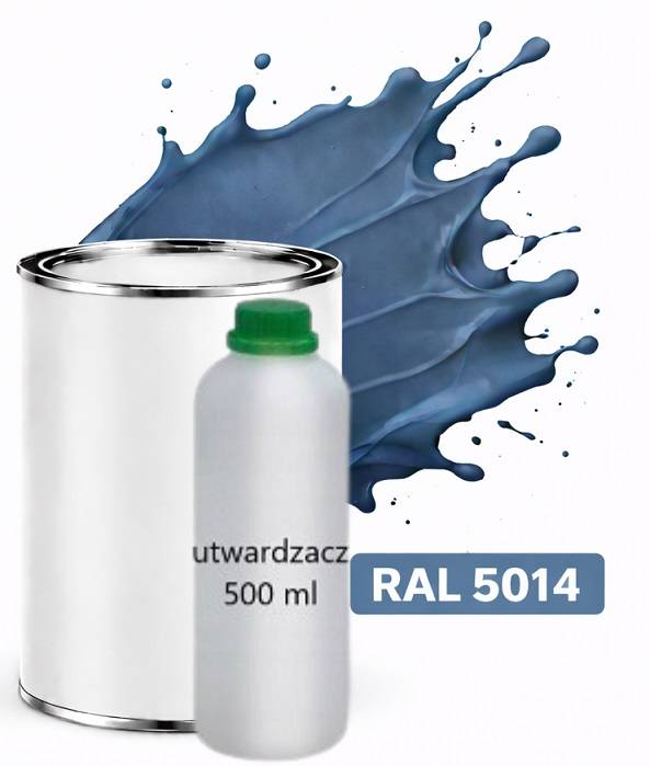 Ral 5014 Polyuretan Akryl 2:1 1 L Matný Lak Tužidlo Normal 0,5 L