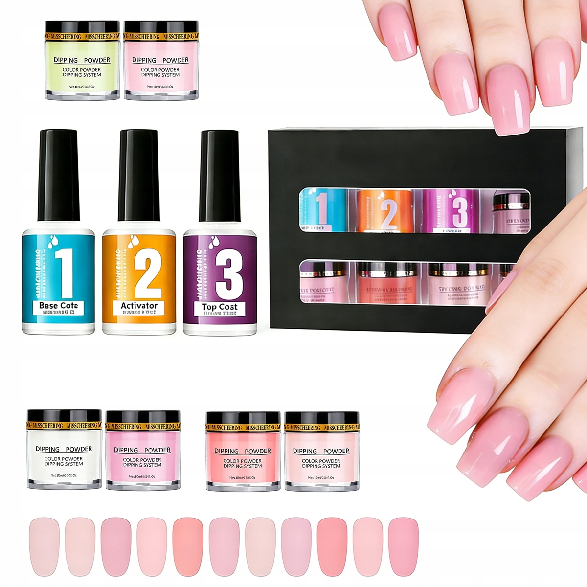 Startovací Sada Pro Titanovou Manikúru Dip System Dipping Diy Sada