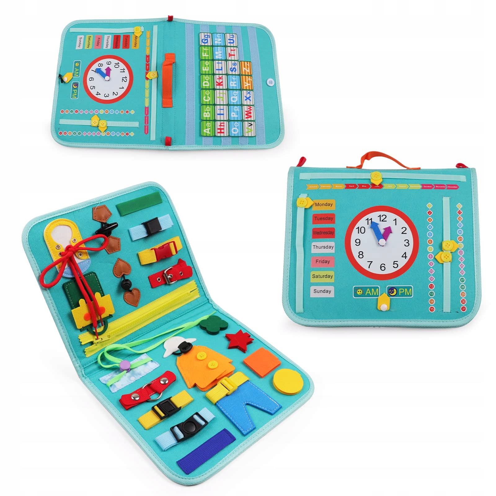 

Książka Manipulacyjna Sensoryczna Montessori Filc