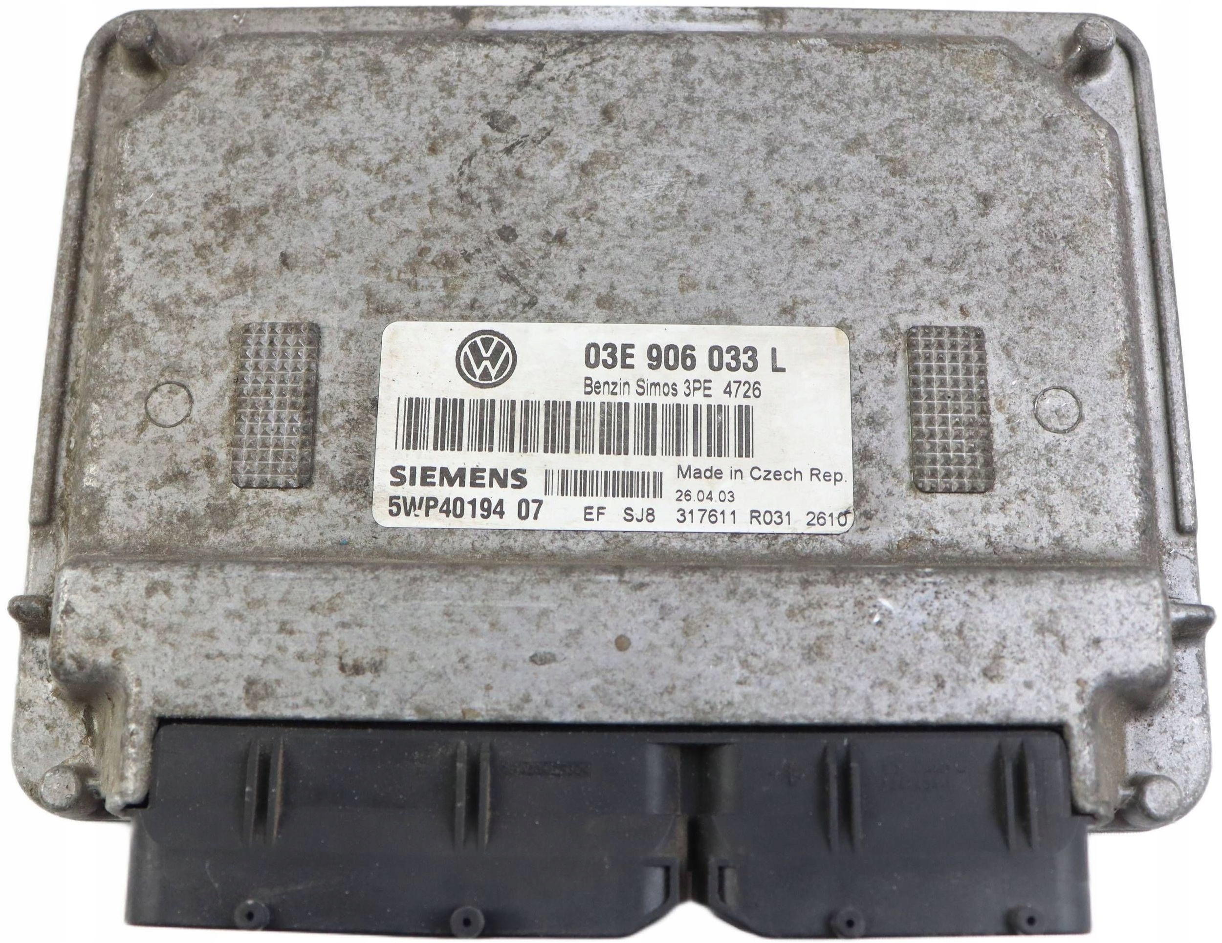 VW POLO 9N IV module control unit of the engine 1.2 12V 03E906033L